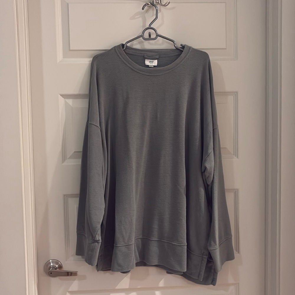 Aerie XXL Cozy Green Oversized Sweater